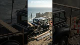 Rusty Pickup Truck Transformed Into Ocean View Camper 🌊 #vanlife   #camperhome  #diy