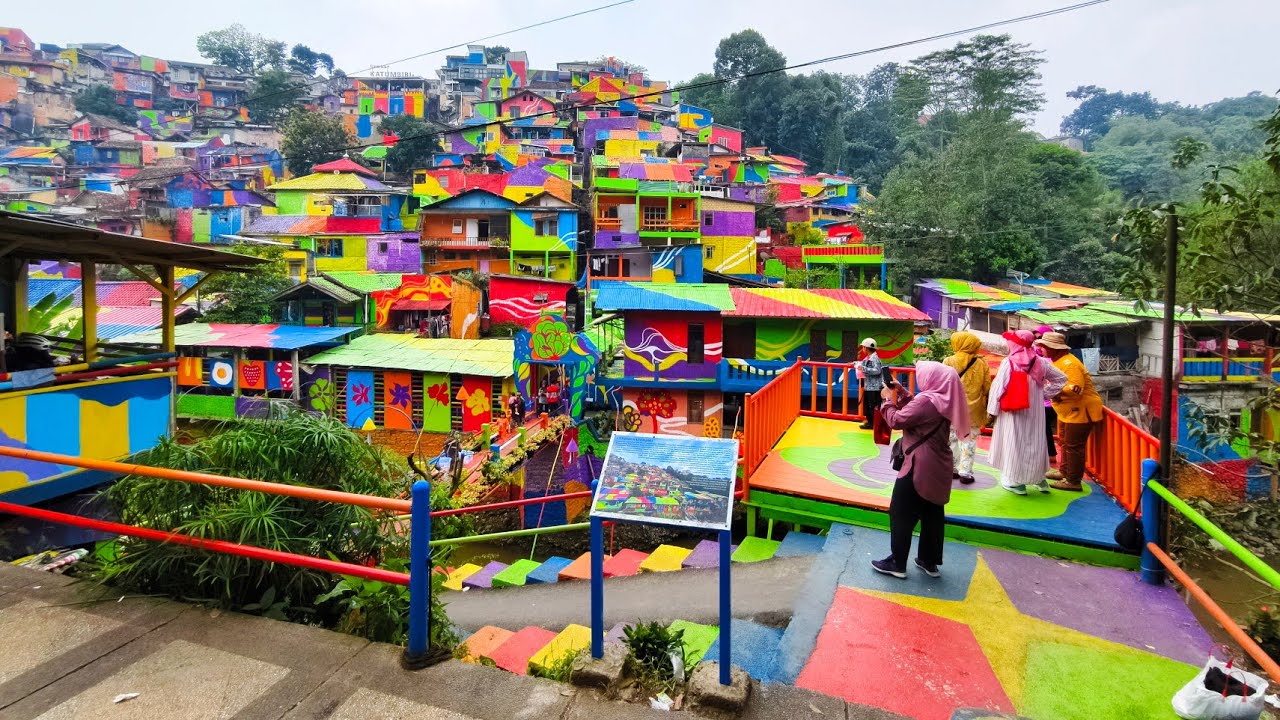 Kampung Viral ‼️Gak Usah Ke Brazil Atau Malang || Explore Kampung Katumbiri Bandung