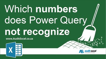 Identify which numbers is Power Query not recognizing