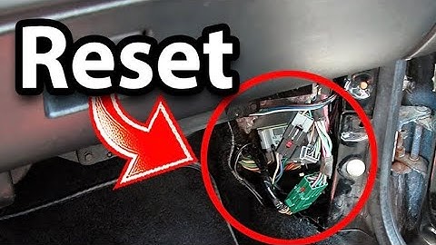 Als u dit doet, wordt uw auto gereset en GRATIS gerepareerd