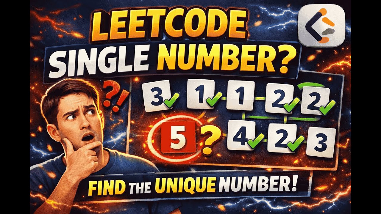 LeetCode Single Number Explained | Optimal Solution | Easy Interview Problem