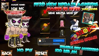 AUGUST UPDATE ‼️FF2D NEW UPDATE V22 2026 TAEKWONDO LEGS NO PASSWORD ⁉️🔥