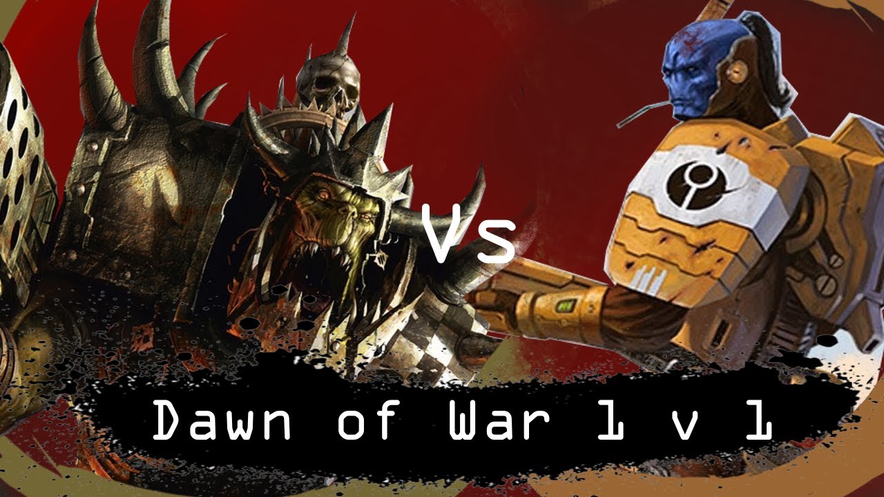 Dawn of War Soulstorm 1 v 1 Tau (Deathgun) vs Orks (Elamaunt)