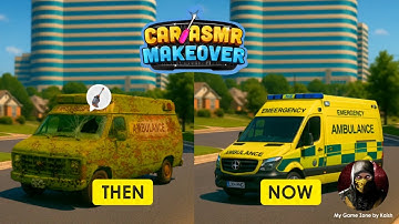 Ambulance | 18 | Car Makeover: ASMR Games | 2025 Game | #gameplay | Kaish