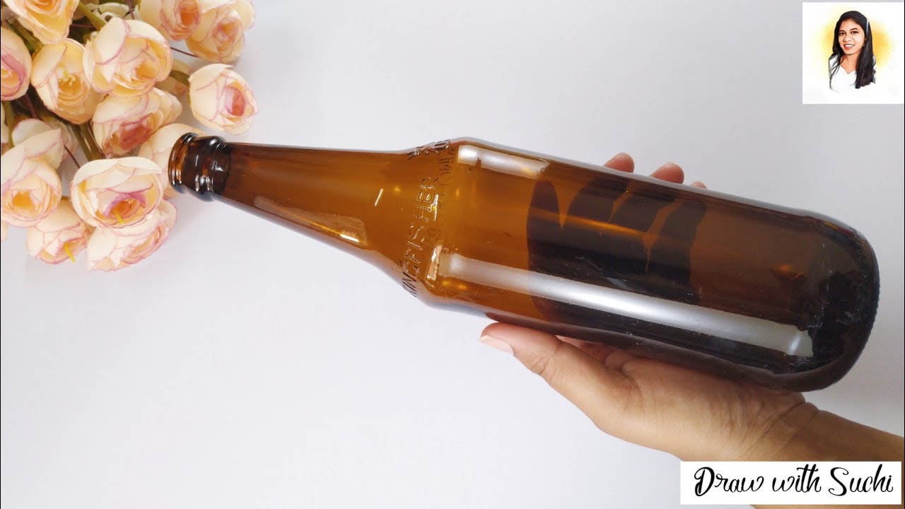 DIY| Super Easy bottle painting| Dot art on bottle for Beginners Home decor ideas