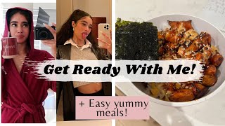 GET READY WITH ME, COOKING, &amp; STAYING ORGANIZED! -VLOG-