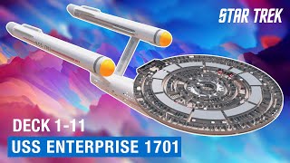 Star Trek: The most detailed 3D model of the USS Enterprise NCC1701 ever! Deck 111