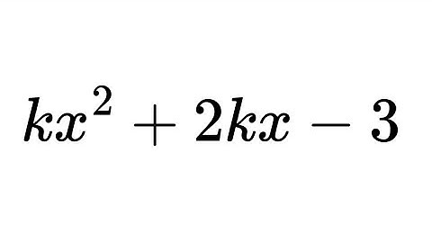 Quadratic Problem | Two Distinct Real Roots