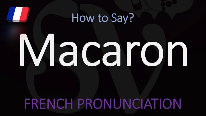 How do you pronounce Macaron? (CORRECTLY) French Pronunciation