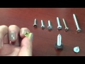 hex washer head self-tapping screw assembling with bonded washer live demo