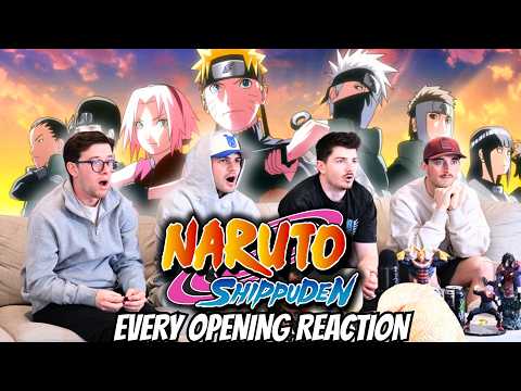 Reacting/Ranking EVERY Naruto Shippuden Opening (1-20) | FIRST TIME REACTION