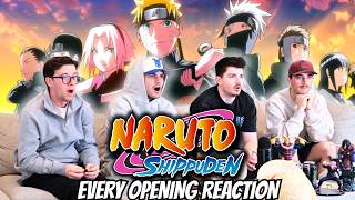 Reacting/Ranking EVERY Naruto Shippuden Opening (1-20) | FIRST TIME REACTION