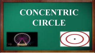 Concentric Circles with Example Problems