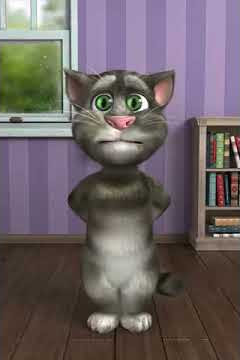 Talking Tom singing santa claus is coming to town