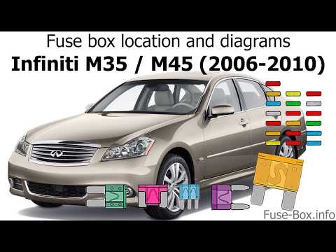 Fuse box location and diagrams: Infiniti M35, M45 (2006-2010)