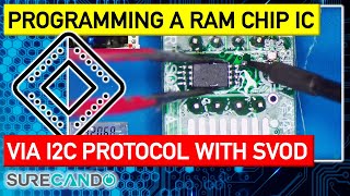 Programming a RAM Memory Chip EEPROM I2C BUS 2 Wire using SVOD programmer. screenshot 2