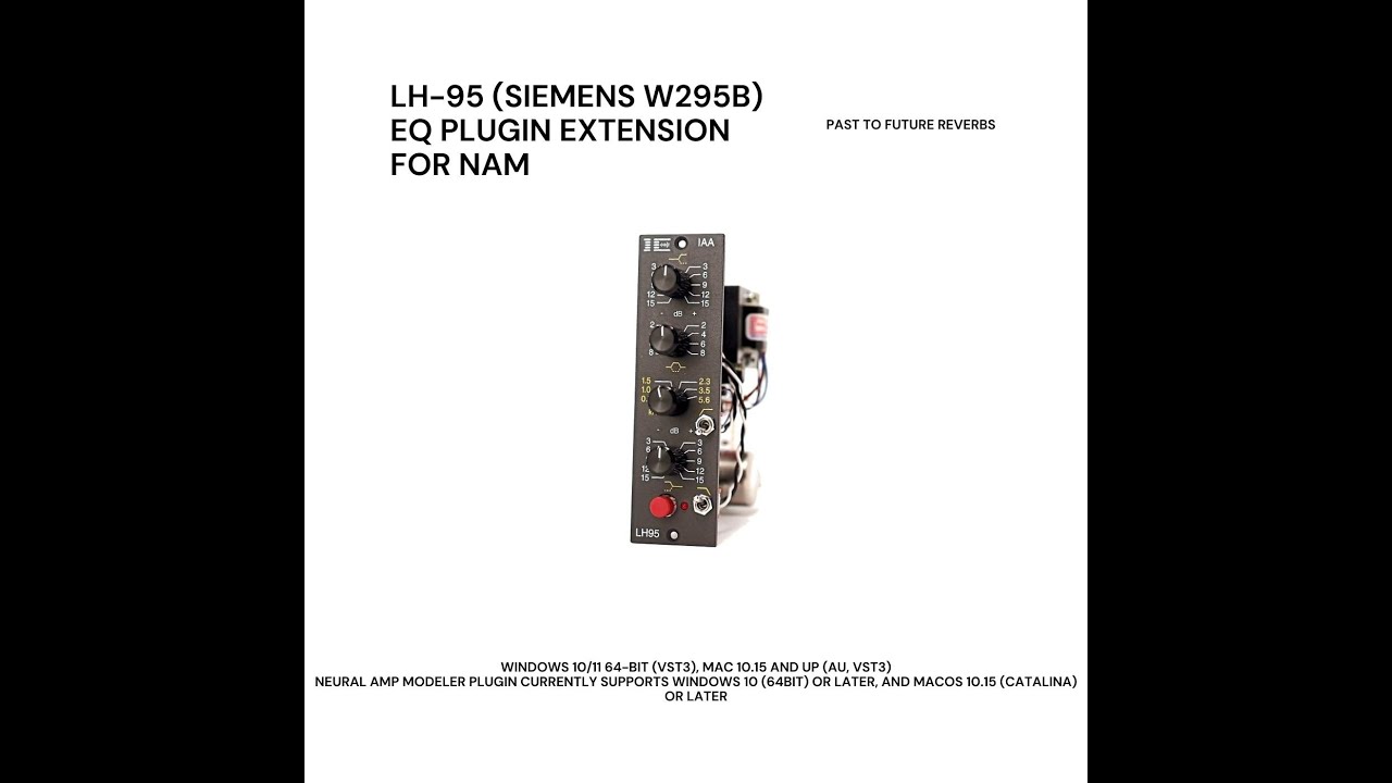 A.I. RON AGE LH95 EQ PLUGIN EXTENSION FOR NAM! (AU, VST3) Demo Video