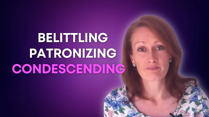 How to Deal with Condescending People