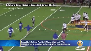 Texas High School Football Player Charged With Assault After Attacking Referee During Football Game