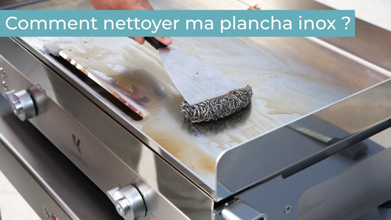 Plancha gaz en inox à régulation - KRAMPOUZ