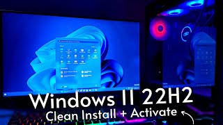 Windows 11 22H2 Clean Install & Download + Activate (2023)