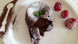 حلوة ساهلة ديال فوندو بالشكلاط طعم هائل | Fondant au chocolat