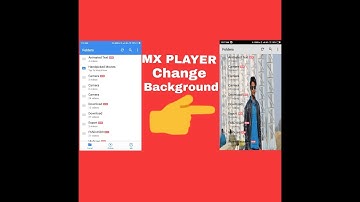 How to change mx player home screen background || belal tech