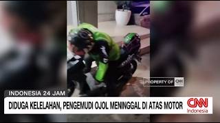 Diduga Kelelahan, Ojol Meninggal Di Atas Motor