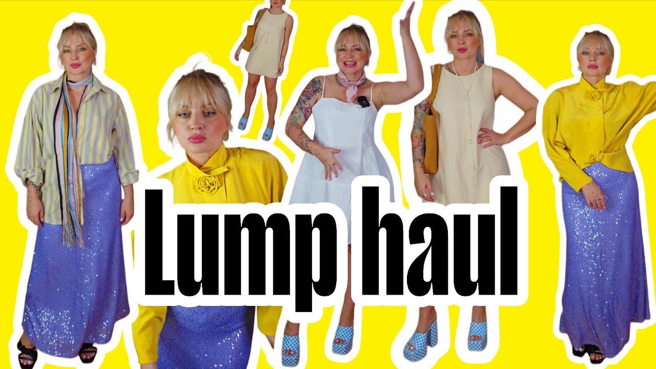 LUMP HAUL - MAGDA BUTRYM ZA 5zł?! MIERZYMY I STYLIZUJEMY UBRANIA Z LUMPEKSU // Kinga ThePinkRook