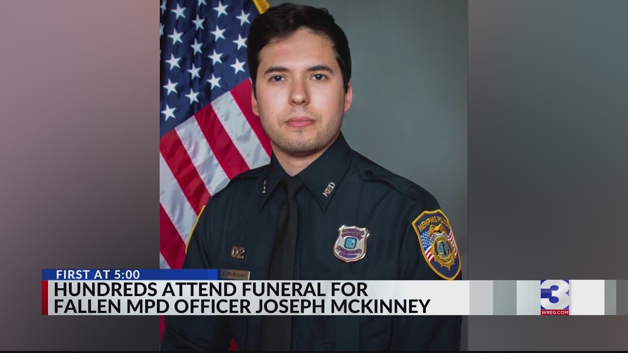 Funeral services held for MPD officer killed in shootout - YouTube
