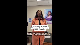 Iowa House candidate Tiara Mays-Sims fights for public education
