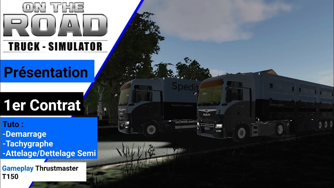 On The Road Truck Simulator sur PS4, tous les jeux vidéo PS4 sont