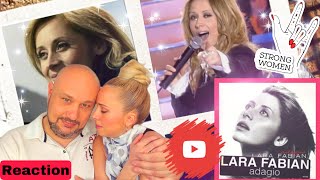 Lara Fabian Adagio -  Italian version - 🇮🇹Ita and Col🇨🇴 Reaction react \