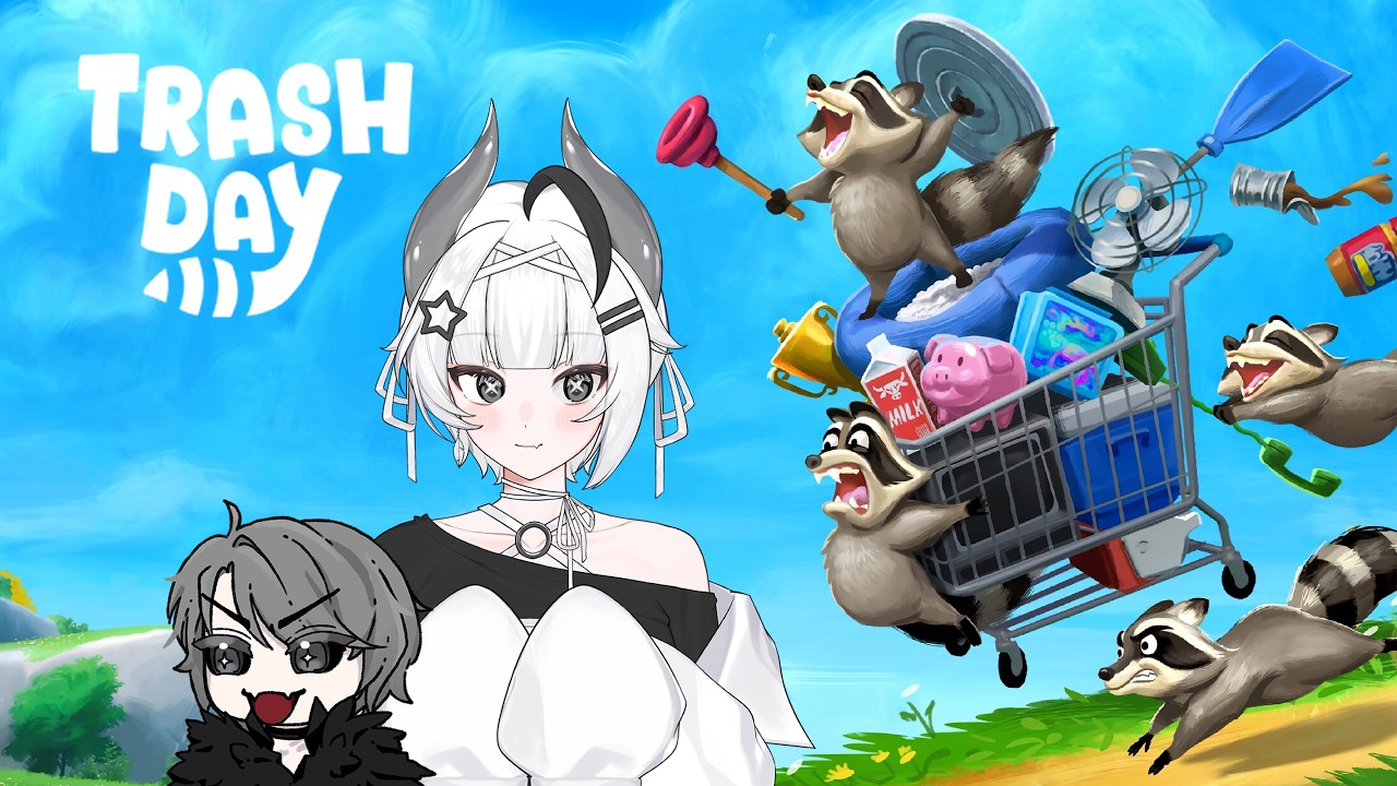 【Trash Day (Demo)】Làm con racoon đi nhót rác :Đ | Midorin Fuyutsuki