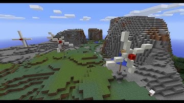 Minecraft 13w37b - Mini Windmill ( setblock )