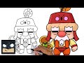 How To Draw Merchant Gale | Brawl Stars