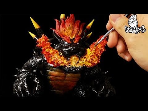 Create Fury Bowser with Clay / Super Mario Bowser&rsquo;s Fury World [kiArt]
