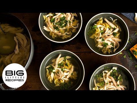Youtuber - Simplest Chicken Noodle Soup | Big Little Recipes