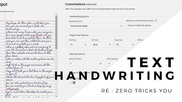 Convert Text to Handwriting (Assignments Done Easy)