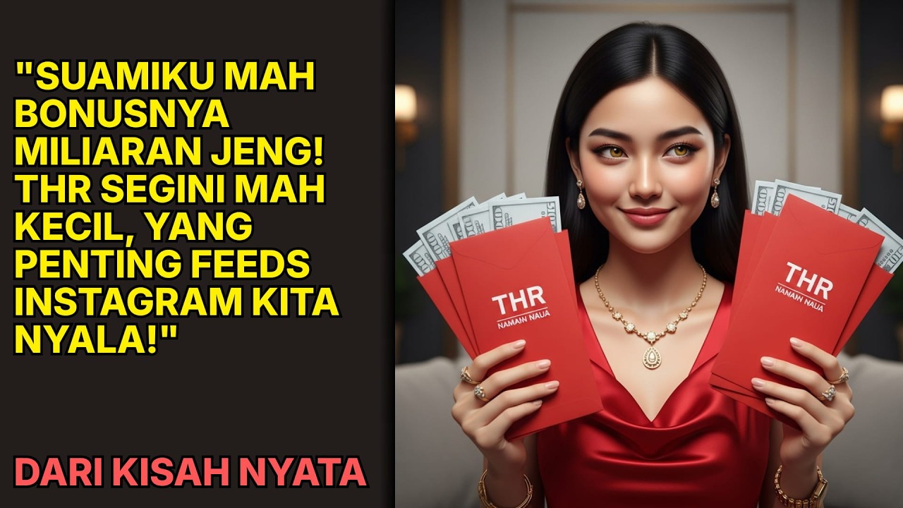 Bagi-Bagi AMPLOP THR JUTAAN Ke Geng Arisan, Suami Pingsan BPKB MOBILNYA DIGADAIKAN ISTRI!