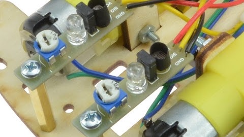 Kurs budowy robotów z Arduino - line follower z 2 czujnikami - wersja 1