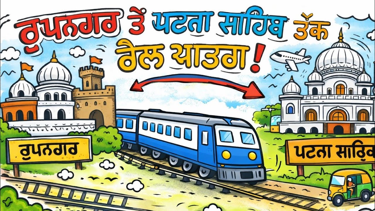 ਰੋਪੜ ਤੋ ਪਟਨਾ ਸਾਹਿਬ ਦਾ ਸਫਰ