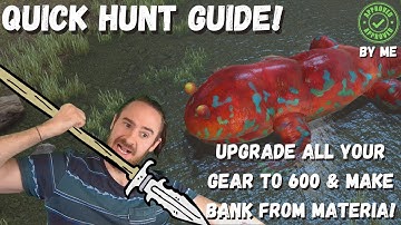 FFXIV Quick Hunt Guide || i600 Gear Upgrades, Cool Items and lots of Materia || End Game | Endwalker