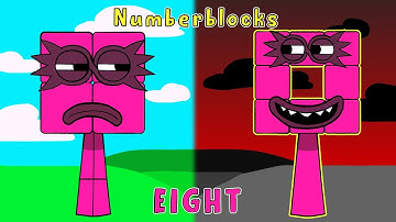Eight (from Numberblocks) |My Sprunki OC animation