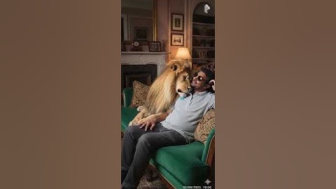 Pixverse Ai Video With Lion On Sofa