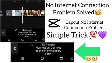CapCut No Internet Connection Problem Solve In 1Minutes||Simple Trick💯