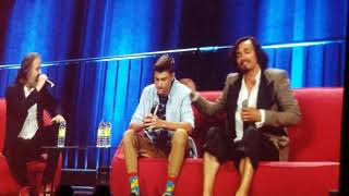 Celebrity Cameron Brodeur  and Robert Sheehan at Comiccon Montreal Net Worth