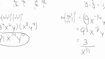 Simplify Exponential Expressions involving Rational Exponents
