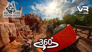 VR 360 BIG THUNDER MOUNTAIN RAILROAD VR Roller Coaster onride POV Walt Disney World