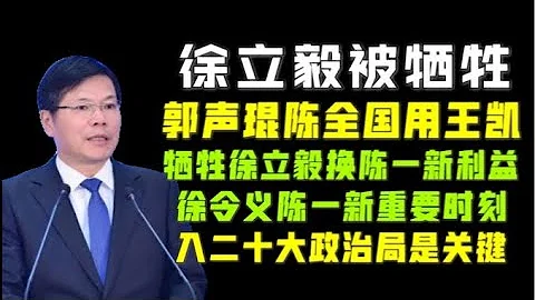 【二十大刀光剑影】：牺牲徐立毅，置换陈一新徐令义的二十大政治局入局！郭声琨陈全国小兄弟王凯河南任省长！“台北时间2021.4.3 21:20”第02期 - 天天要闻